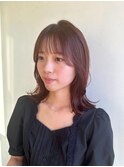 ミディアムヘアスタイル