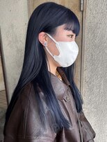 ガーデンヨコハマ(GARDEN YOKOHAMA) ストレート ロング ブルージュ ブルーブラック フルバング