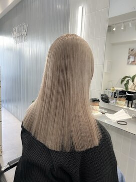 オニキス(ONYX) ブリーチカラー×ブロンドベージュ【aya指名】