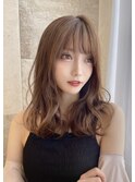 イヤリングカラー 縮毛矯正 韓国風 ダブルカラー 髪質改善_4405