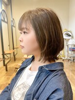 ヘアー ドレッサー パワードール(Hair Dresser)&nbsp;さりげない外ハネがポイントのボブ
