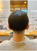 メンズの縮毛矯正×2ブロック