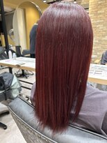 ゼスト 三鷹店(ZEST)&nbsp;ブリーチありのボルドーカラー　三鷹/吉祥寺　清