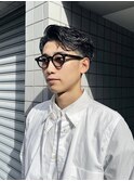 ハーフカールニュアンスオールバック