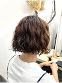 プードルパーマスパイラルパーマボブパーマウェーブ 奥東 巧真