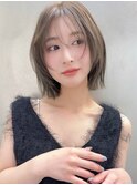 ハイトーン/ボブ/ウルフボブ/ブリーチ/イメチェン/大人前髪_13