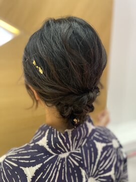 ナイン(nine) 【吉祥寺/見坊智美】浴衣に似合う大人まとめアレンジ
