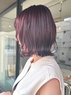 シロ(SiLO) 簡単オシャレ◯切りっぱなしボブ、ミディアム/天神大名