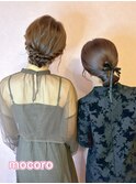 結婚式お呼ばれヘア