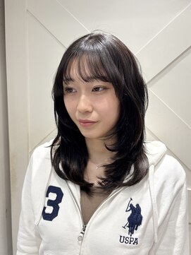 ハウス(HAUS.) カラー×シールエクステ長さだしレイヤーカット