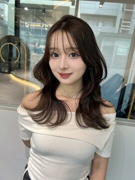 ロンドメリア 天神大名店(Lond Melia) イメチェンヘアスタイル美髪のススメワイドバングブルーブラック