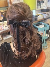 ラ ブレス ヘアーサロン お呼ばれハーフアップ