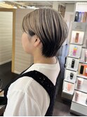 アンブレラカラーベージュくびれショート