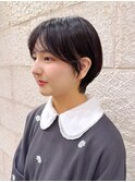 京都ショート　顔まわりカット　京都美容室　進詩織