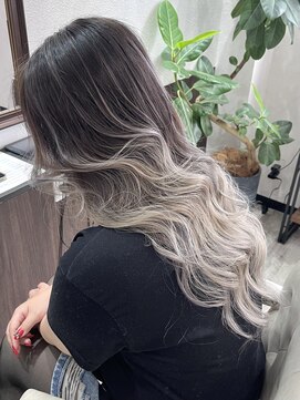 ベルヘアーデザイン 堺東(Belle hair Design) バレイヤージュ/外国人風/レイヤーカット/堺東