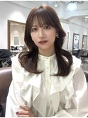 ベージュカラー/髪質改善/韓国ヘア/顔周りカット/表参道
