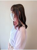 夏のインナーカラー×お顔まわりレイヤー