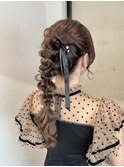 編み下ろしポニー