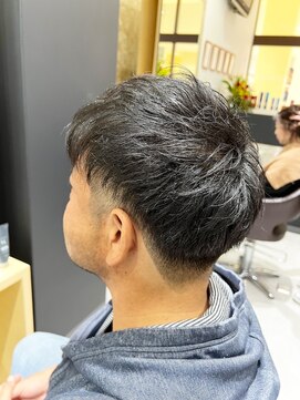 デザイニングヘアードゥ(designing hair Deux) メンズツーブロックショート　【メンズショート/メンズカット】