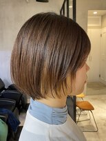 エリマ 調布(elima)&nbsp;レディースショートインナーブロンドベージュショコラブラウン