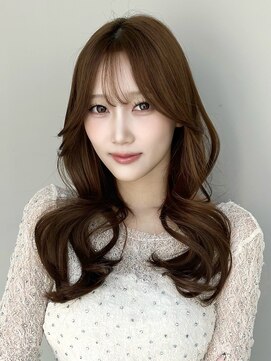 トリッカ シブヤ(TRICCA SHIBUYA) チョコレートブラウン/レイヤーカット/前髪カット/2wayバング