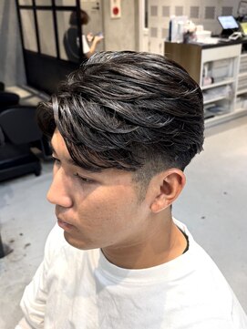 エリマ 調布(elima) 調布メンズパーマニュアンスパーマフェザーパーマセンターパート