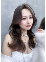 ロンド ブランシュ 錦糸町北口(Lond blanche)&nbsp;★レイヤーカット/艶髪スタイル/韓国レイヤー/グレージュ/錦糸町