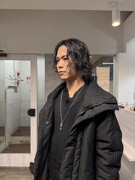 ハイル(KHAIR) メンズミディアムパーマ《谷　昂将》