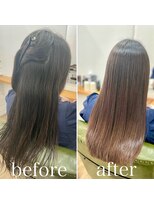 グリーンルームセカンド 結城店(GREEN ROOM. 2nd) 40代女性の自然なストレート