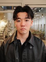 メイクス 表参道(MAKE'S omotesando) メンズヘア/リバースセンターパート/ニュアンスパーマ/表参道