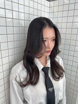 エイド 本店(aid) 顔まわり韓国風レイヤースタイル