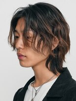 バイフィフス 原宿/表参道(by fifth)&nbsp;原宿ツイストスパイラルパーマメンズカットセンターパートウルフ