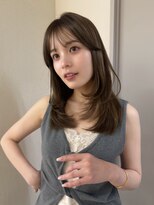 ノイ 銀座(noi)&nbsp;顔周りレイヤーカットべージュカラーくびれレイヤーカット