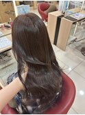 【伊勢原】イルミナカラー+髪質改善で叶える透明感オリーブ