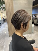 イメージア 溝の口店(IMAGE A)&nbsp;白髪ぼかしショート@30代40代50代60代