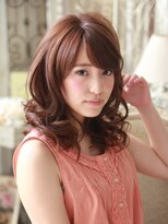 髪質改善と縮毛矯正の専門店 サンティエ(scintiller)&nbsp;【scintiller鹿児島】大人可愛いふんわりパーマミディアム