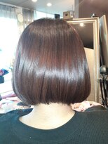 ヘアー イシス(Hair isis)&nbsp;ボブ。トリートメントで艶感アップ。