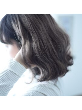 ニコリヘアワークス(nicori hair works) ボブ×グレージュ1
