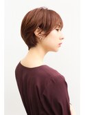 【yuka】収まりの良いブラウンショートスタイル