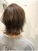 《tomi》グレージュ系カラー×外ハネボブ
