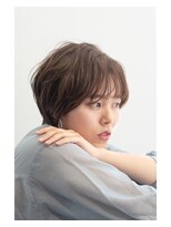 ソアヘアー(Soar hair)&nbsp;【Soar】ショート×パーマ×ベージュカラー