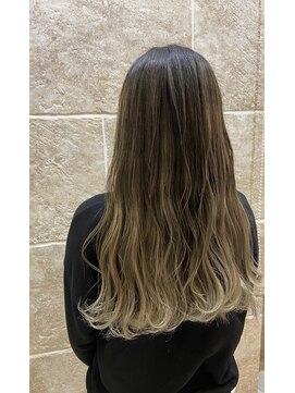 シャンティ 平岸店(Shanti) ○バレイヤージュ/オリーブグレー/色素改善　菅野裕太○