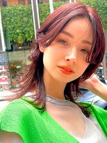 マックス フォー ヘアー(MAX FOR HAIR) 【デザインカット】マッシュウルフ×ブラウンレッド