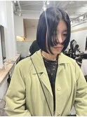 ネイビーブルー×bob
