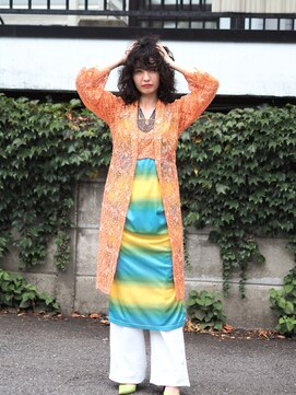 リブロ 三軒茶屋(LIBRO) くせ毛風ロングスタイル