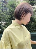 ボブ/ミニボブ/切りっぱなし/前髪/顔周りカット/銀座一丁目