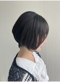 大人ショートボブ/ショート/顔周りカット/耳掛けショート