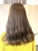 ココカラヘアー ニコ(cococara hair nico) 韓国風ロング/ブリーチなし/ダブルカラー/ベージュ/艶感/透明感