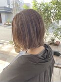切りっぱなしボブ Lily野田