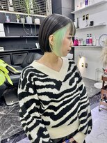 チュダック(ChuDuck)&nbsp;韓国風《ライムグリーン》ハイトーン/ケアブリーチ/ダブルカラー